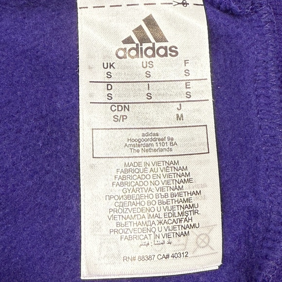 Adidas LA Kings Hockey NHL Purple Pullover Hoodie Sweatshirt Women's Small EUC - Picture 8 of 8